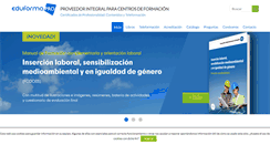 Desktop Screenshot of certificadodeprofesionalidad.org