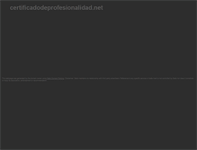 Tablet Screenshot of certificadodeprofesionalidad.net